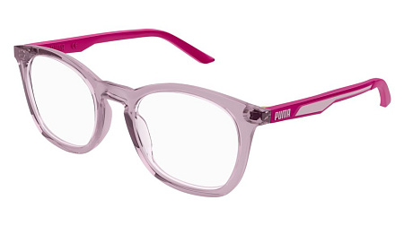 Puma PJ0065O-002 48 Optical Frame PINK-PINK-TRANSPARENT