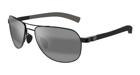 Maui Jim 327-02 58 Sunglass BLACK-BLACK-GREY