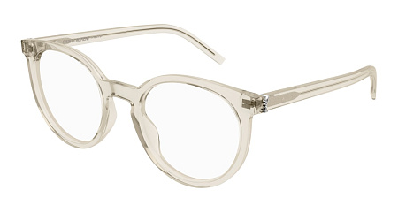 Saint Laurent SL M147-004 52 Optical Frame BEIGE-BEIGE-TRANSPARENT