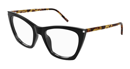Saint Laurent SL 214 KATE THIN OPT-006 55 Optical Frame BLACK-HAVANA-TRANSPARENT