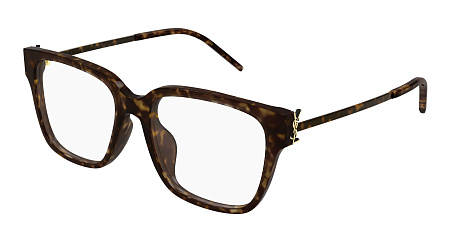 Saint Laurent SL M48O_D/FN-003 51 Optical Frame HAVANA-GOLD-TRANSPARENT