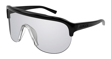 Gucci GG1645S-003 99 Sunglass BLACK-BLACK-SILVER