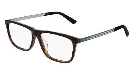 Gucci GG0696OA-002 55 Optical Frame HAVANA-GREEN-TRANSPARENT Gucci GG0696OA-002 55 Optical Frame HAVANA-GREEN-TRANSPARENT