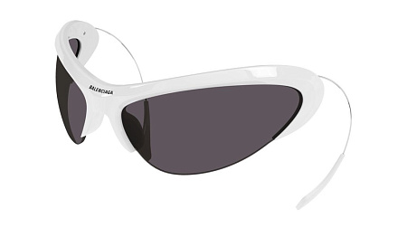 Balenciaga BB0232S-003 91 Sunglass WHITE-SILVER-GREY