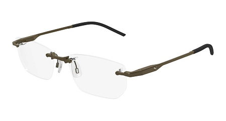 Puma PU0450O-003 56 Optical Frame GREEN-GREEN-TRANSPARENT