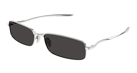 Balenciaga BB0493S-001 62 Sunglass SILVER-SILVER-GREY