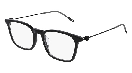Montblanc MB0005O-001 52 Optical Frame BLACK-BLACK-TRANSPARENT Montblanc MB0005O-001 52 Optical Frame BLACK-BLACK-TRANSPARENT