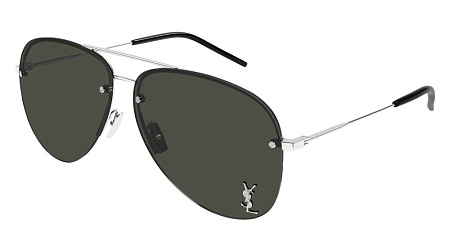 Saint Laurent CLASSIC 11 M-007 59 Sunglass SILVER-SILVER-GREY
