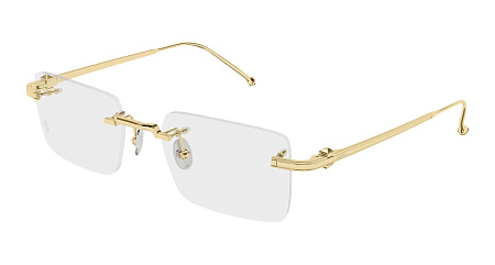 Cartier CT0619O-001 52 Optical Frame GOLD-GOLD-TRANSPARENT Cartier CT0619O-001 52 Optical Frame GOLD-GOLD-TRANSPARENT