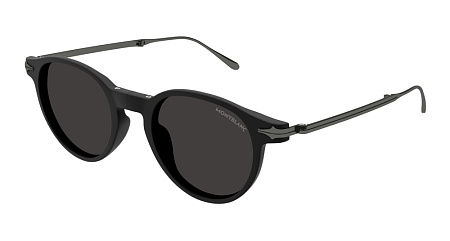 Montblanc MB0407S-002 49 Sunglass BLACK-RUTHENIUM-GREY