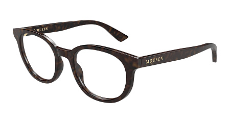 Alexander McQueen AM0567O-002 51 Optical Frame HAVANA-HAVANA-TRANSPARENT