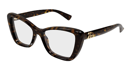 Gucci GG1977O-002 52 Optical Frame HAVANA-HAVANA-TRANSPARENT